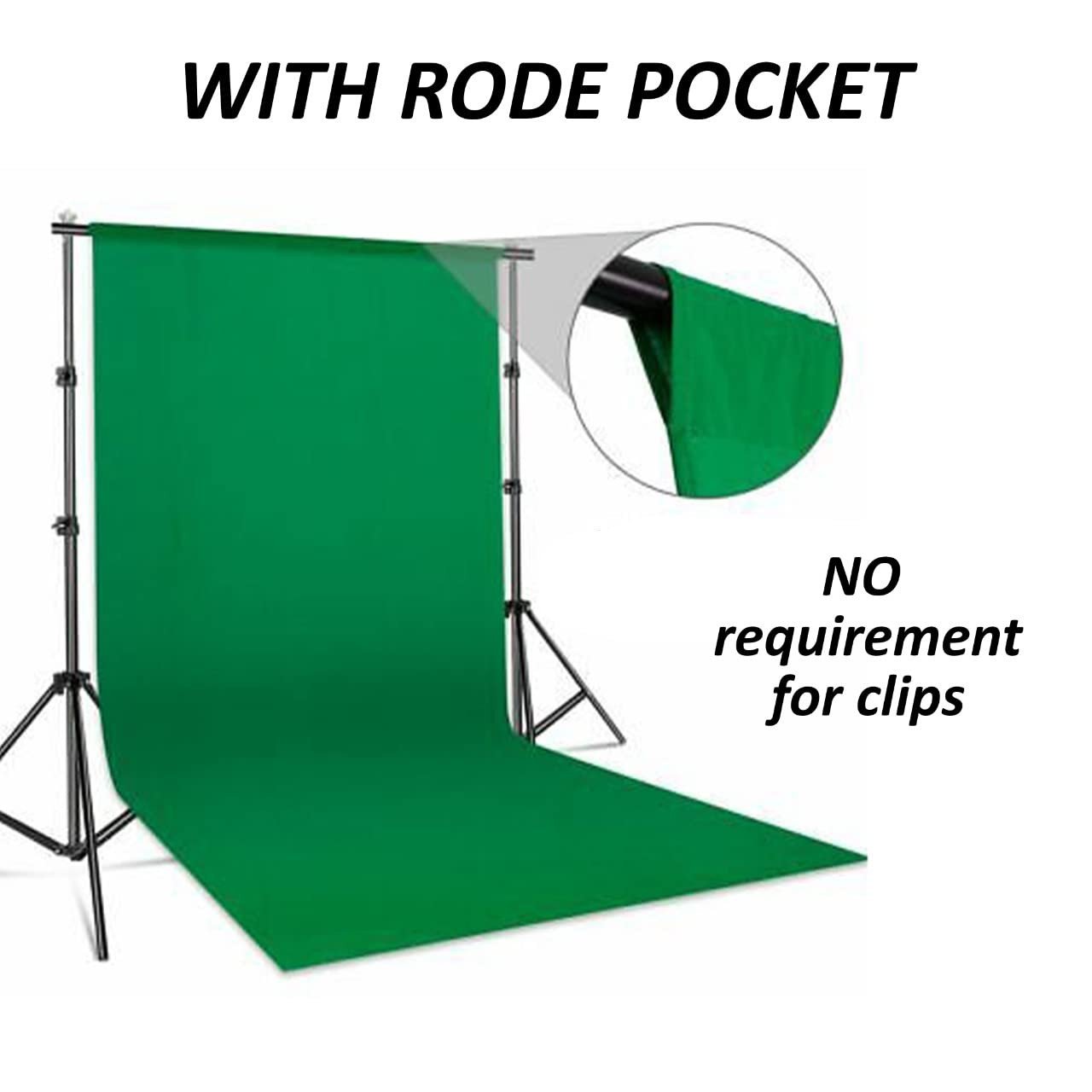 HIFFIN® Green Screen Backdrop with Stand